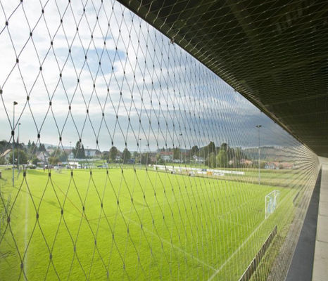 Maillage à la corde en acier inoxydable 304 tissé à la main pour les enclos pour animaux de zoo