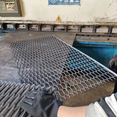 couverture augmentée résistante de puits de fenêtre de maille en métal enduite par poudre d'épaisseur de 3mm