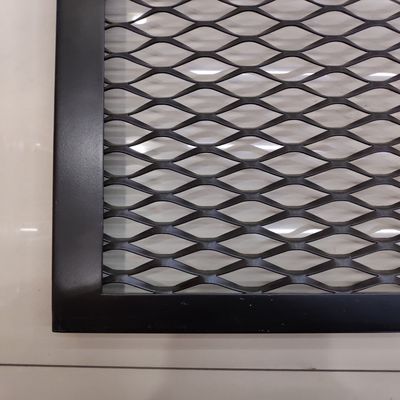 Panneaux de treillis métalliques élargis en alliage d'aluminium léger pour la conception intérieure