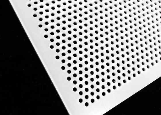 Le PVC a perforé Mesh Sheet Round Hole de plastique 1000*2000mm 1220*2440mm
