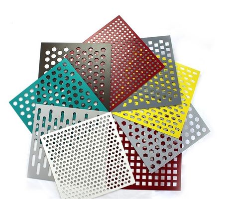 Métal perforé architectural Mesh Sheet de la taille 1500*2500mm de PVDF