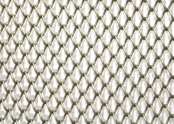 Maille architecturale 3.8mm en métal de maillon de chaîne 8.0mm Ring Decorative Metal Coil Drapery