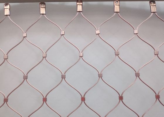 Ouverture architecturale de la maille 40*40mm 50*50mm de câble métallique d'AISI 304 flexibles