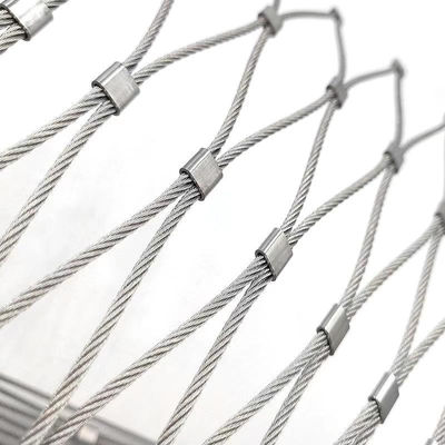 Maillage de câbles en acier inoxydable enrobé 1 mm-3 mm