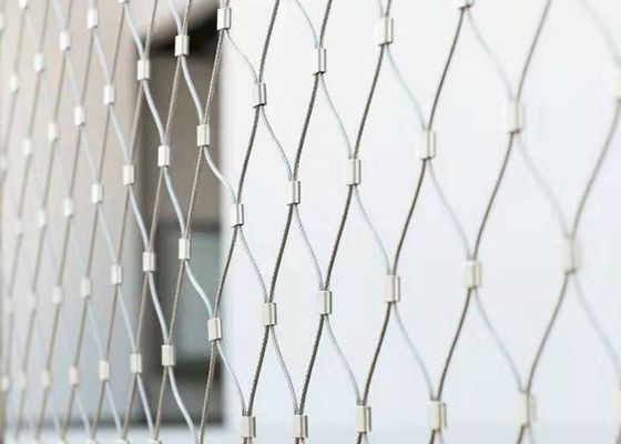 ODM d'OEM de SS316 Diamond Stainless Steel Cable Net pour des balustrades d'escalier