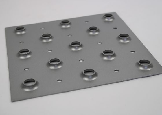 3.0mm ont galvanisé le métal perforé engrènent 65% Rate Dimpled Sheet Gratings ouvert