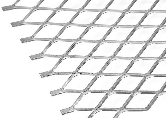 le métal augmenté par losange Mesh Balustrades 4x8 de 40*80mm 34*80mm a augmenté la tôle d'acier