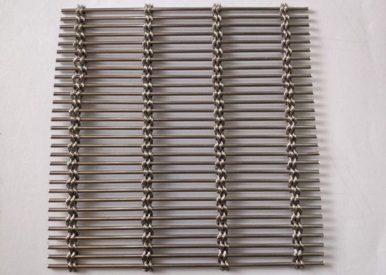 Fil tissé par 316L architectural Mesh Wall Cladding ISO9002 de solides solubles 316