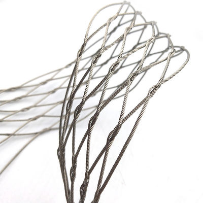 le grillage 7*7 1*7 X de corde d'acier inoxydable de 3mm tendent le type de Kontted