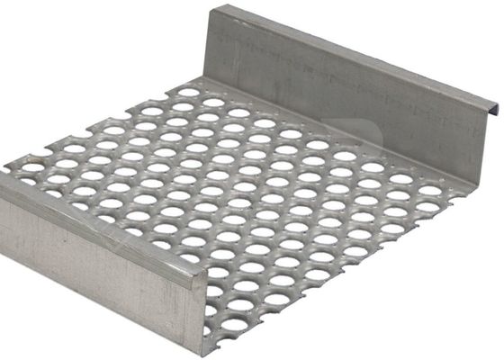Le passage couvert galvanisé de grille de sécurité de contrefiche de poignée d'immersion chaude creuse des rigoles 4-1/2 » 5