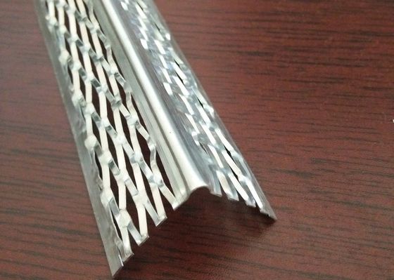 3m galvanisés plâtrent la protection de mur de cloison sèche de perle de coin en métal de 45 degrés