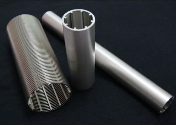 Tamis filtrant de fil de cale encochée d'Inconel Inckel 600mm OD pour la construction