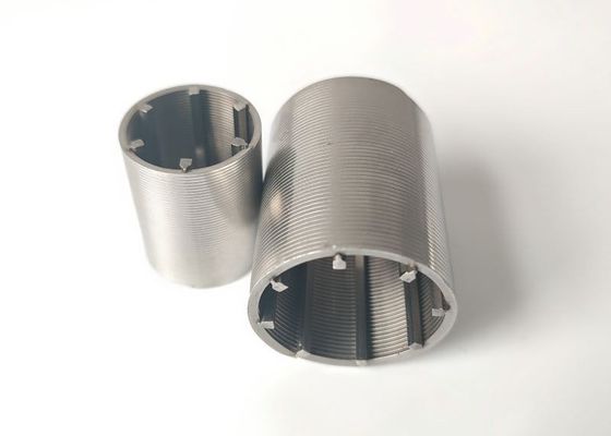 cylindre en forme de V d'écrans de fil de cale de 4-10mm fente de 25 microns