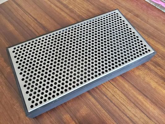 Couche en poudre personnalisée en plaque perforée hexagonale en aluminium