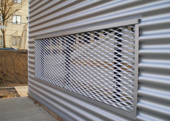 5052 5005 Mesh Bunnings augmenté en aluminium 15*50mm 20*60mm Diamond Hole