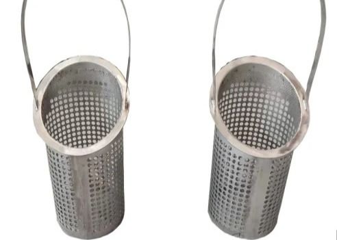ODM solides solubles d'OEM filtrent le tube filtrant perforé de trou rond de la maille 20mm avec la poignée