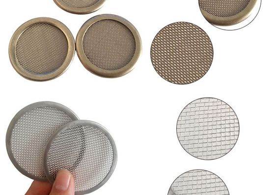 Disque rond OD40mm 65mm de filtre à huile de l'acier inoxydable 202 de la SPL 201