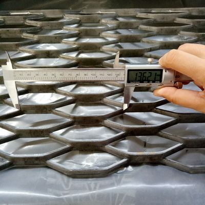 3.0lbs galvanisé a augmenté des planchers de Mesh Anti Skid Platform Grating en métal
