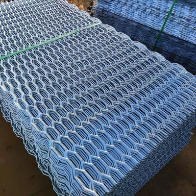 L'acier au carbone 3.0lbs de rampes de camion a augmenté le métal Mesh Diamond Catwalk Gratings