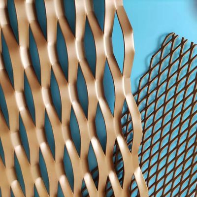 Fil augmenté par 1060 décoratifs Mesh Screen Anodized Aluminum en métal de plafond suspendu