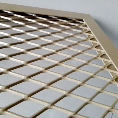Le revêtement de mur a augmenté le métal Mesh Pvdf Powder Coating Aluminum pour le plafond de façade métallique