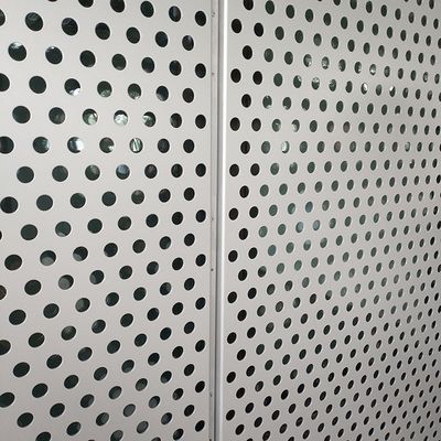 feuille perforée de maille en métal de trou rond décoratif de 20 mesures pour le balcon