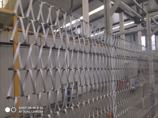 La poudre de rideau en mur a enduit l'acier inoxydable Mesh For Decorative architectural
