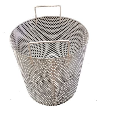 Tube filtrant perforé d'acier inoxydable de cylindre avec la poignée